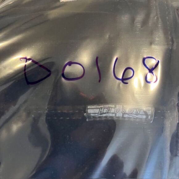 Hudson Nix High Rise Lace Hem Black Velvet Cropped Skinny Pants Size 29 - Picture 14 of 14